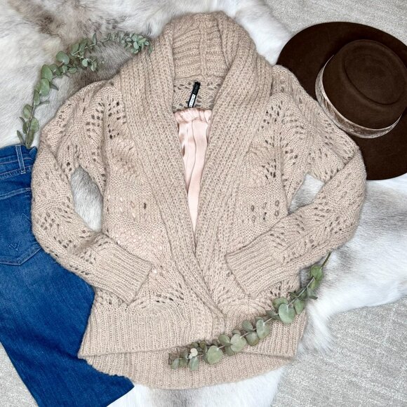 Plenty By Tracy Reese Faux-Wrap Mohair Sweater (XS) - Picture 1 of 5